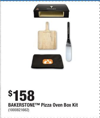 Home Depot Bakerstone™ pizza oven box kit offer