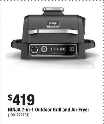 Home Depot Ninja 7-in-1 outdoor grill and air fryer offer