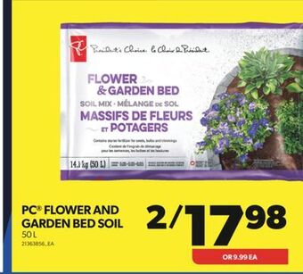 Real Canadian Superstore Pc® flower and garden bed soil, 50 l offer