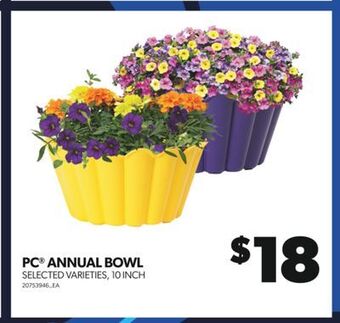 Real Canadian Superstore Pc® annual bowl, 10 inch offer