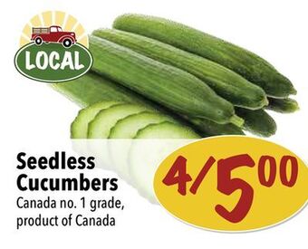 Farm Boy Seedless cucumbers offer