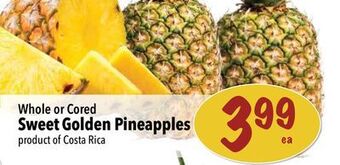 Farm Boy Sweet golden pineapples offer