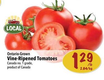 Farm Boy Vine-ripened tomatoes offer