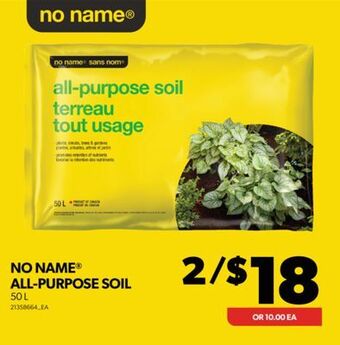Real Canadian Superstore No name® all-purpose soil, 50 l offer