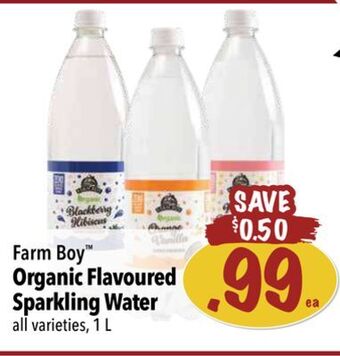 Farm Boy Farm boy™ organic flavoured sparkling water offer