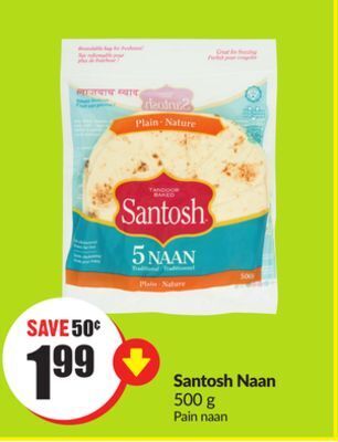 Chalo FreshCo Santosh naan 500 g offer