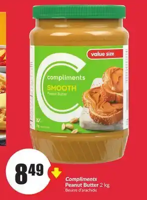 Chalo FreshCo Compliments peanut butter 2 kg offer