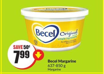 Chalo FreshCo Becel margarine 637-850 g offer