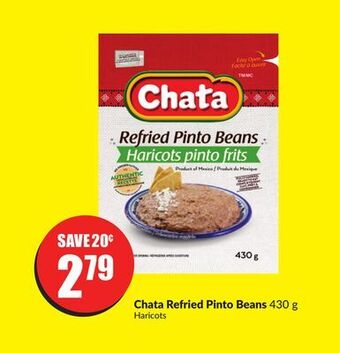 Chalo FreshCo Chata refried pinto beans 430 g offer