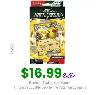 GameStop Pokémon trading card game: ampharos ex battle deck by the pokémon company offer