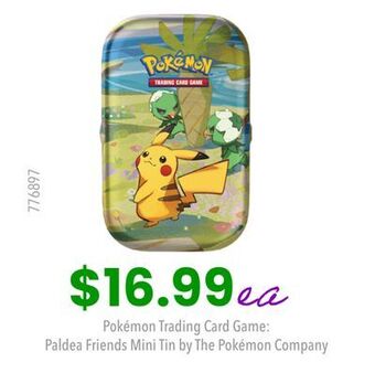 GameStop Pokémon trading card game: paldea friends mini tin by the pokémon company offer