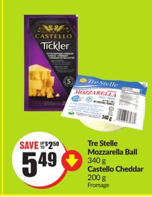 FreshCo Tre stelle mozzarella ball 340 g offer