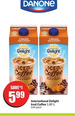 FreshCo International delight iced coffee 1.89 l offer