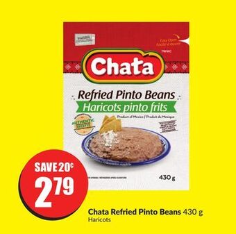 FreshCo Chata refried pinto beans 430 g offer