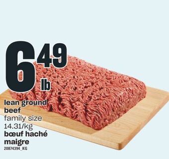 Valu-mart Bœuf haché maigre offer