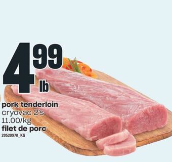 Valu-mart Filet de porc offer