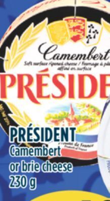 Marché Adonis Président camembert or brie cheese offer