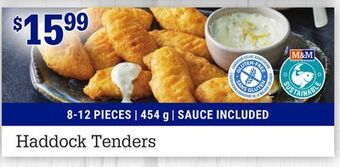 M & M Food Market Haddock tenders offer