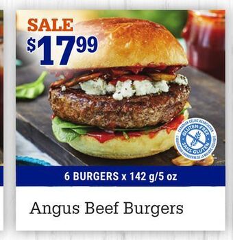 M & M Food Market Angus beef burgers offer