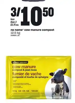 Zehrs Markets No name® cow manure compost, 12.5 kg offer