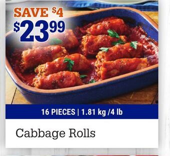 M & M Food Market Cabbage rolls offer