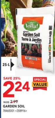 RONA Voila garden soil offer