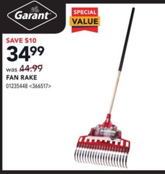 RONA Garant fan rake offer