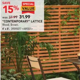RONA Suntrellis contemporary lattice, 4' x 8' offer