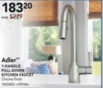 RONA Moen adler 1-handle pull-down kitchen faucet offer