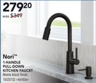 RONA Moen nori 1-handle pull-down kitchen faucet offer