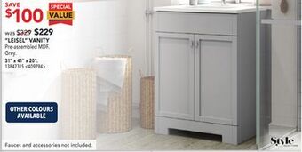 RONA Style selections leisel vanity 31 x 41 x 20' offer