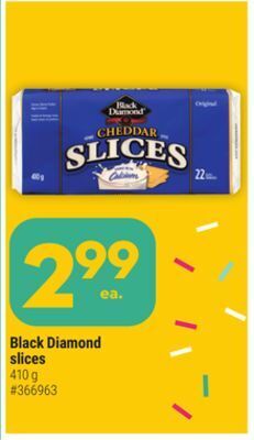 Giant Tiger Black diamond slices offer
