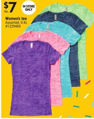 Giant Tiger Women's tee offer