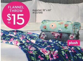 Giant Tiger Flannel throw offer