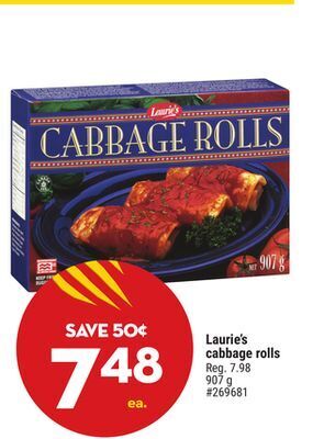 Giant Tiger Laurie's cabbage rolls offer