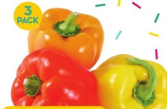 Giant Tiger 3 pack rainbow peppers offer