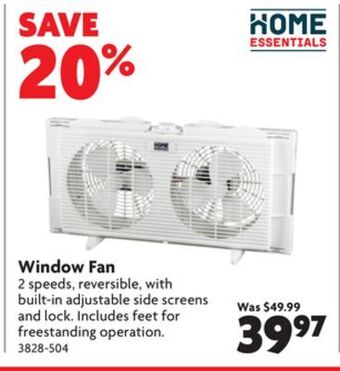 Home Hardware Window fan offer