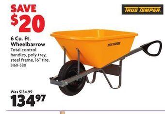 Home Hardware 6 cu. ft. wheelbarrow offer