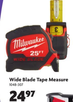Home Hardware Wide blade tape measure offer