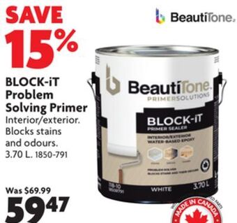 Home Hardware Block-it problem solving primer offer
