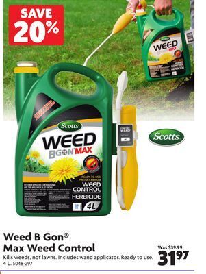 Home Hardware Weed b gon® max weed control offer