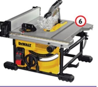 Home Hardware 8-1/4 compact job site table saw offer
