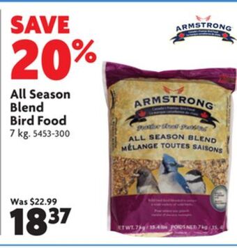Home Hardware All season blend bird food offer