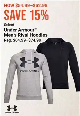 Bass Pro Under armour men's rival hoodies offer