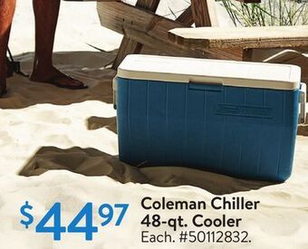 Walmart Coleman chiller 48-qt. cooler offer
