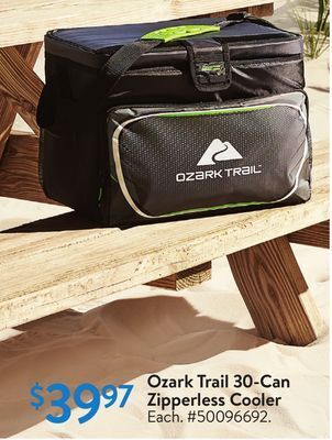 Walmart Ozark trail 30-can zipperless cooler offer