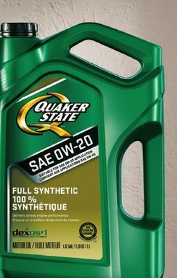 Walmart Quaker state full synthetic 0w-20, 5w-20 or 5w-30 motor oil offer