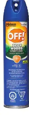 Walmart Off! deep woods sportsmen insect repellent offer