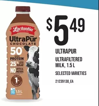Loblaws Lactantia ultrapur ultrafiltered milk offer