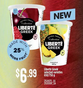 Loblaws Liberté greek offer